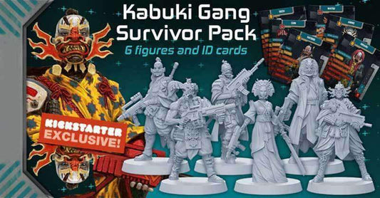 Zombicide: Invader Kabuki Gang Survivor Pack (Kickstarter Special)