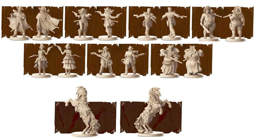 Zombicide: Undead Or Alive Running Wild Pack Plus Sister Temperance Survivor (Kickstarter Special)