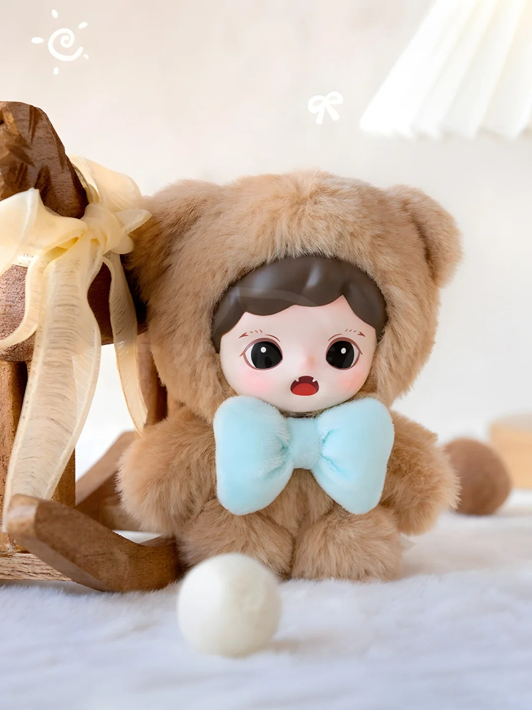 Zoraa Fluffy Cabin Series Viny Plush Blind Box - Mô hình Blind Box Bông Mềm - TNT Space