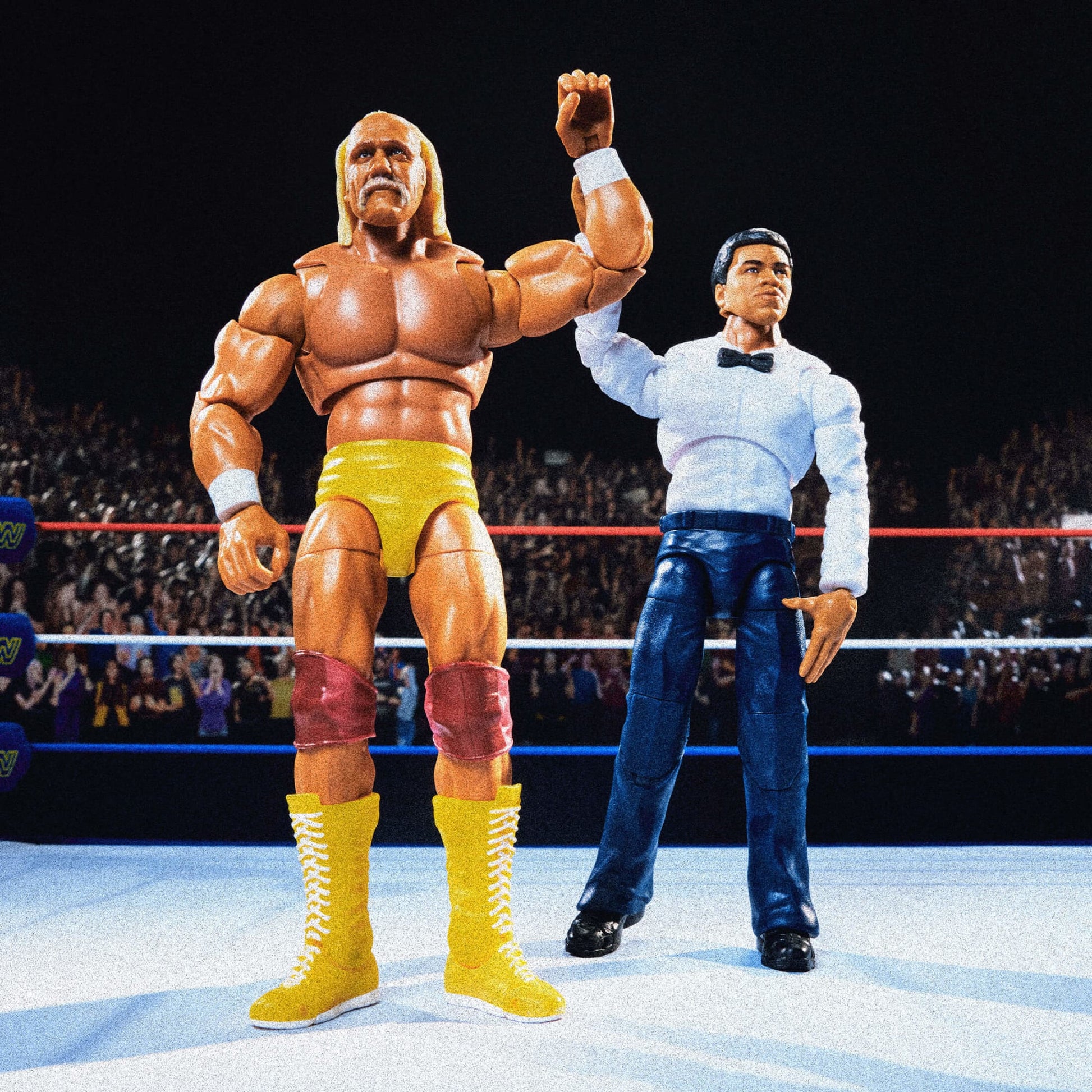 WWE Ultimate Edition Muhammad Ali Action Figure Set - Bộ Mô Hình Cao Cấp Mattel - Hình ảnh bổ sung 6