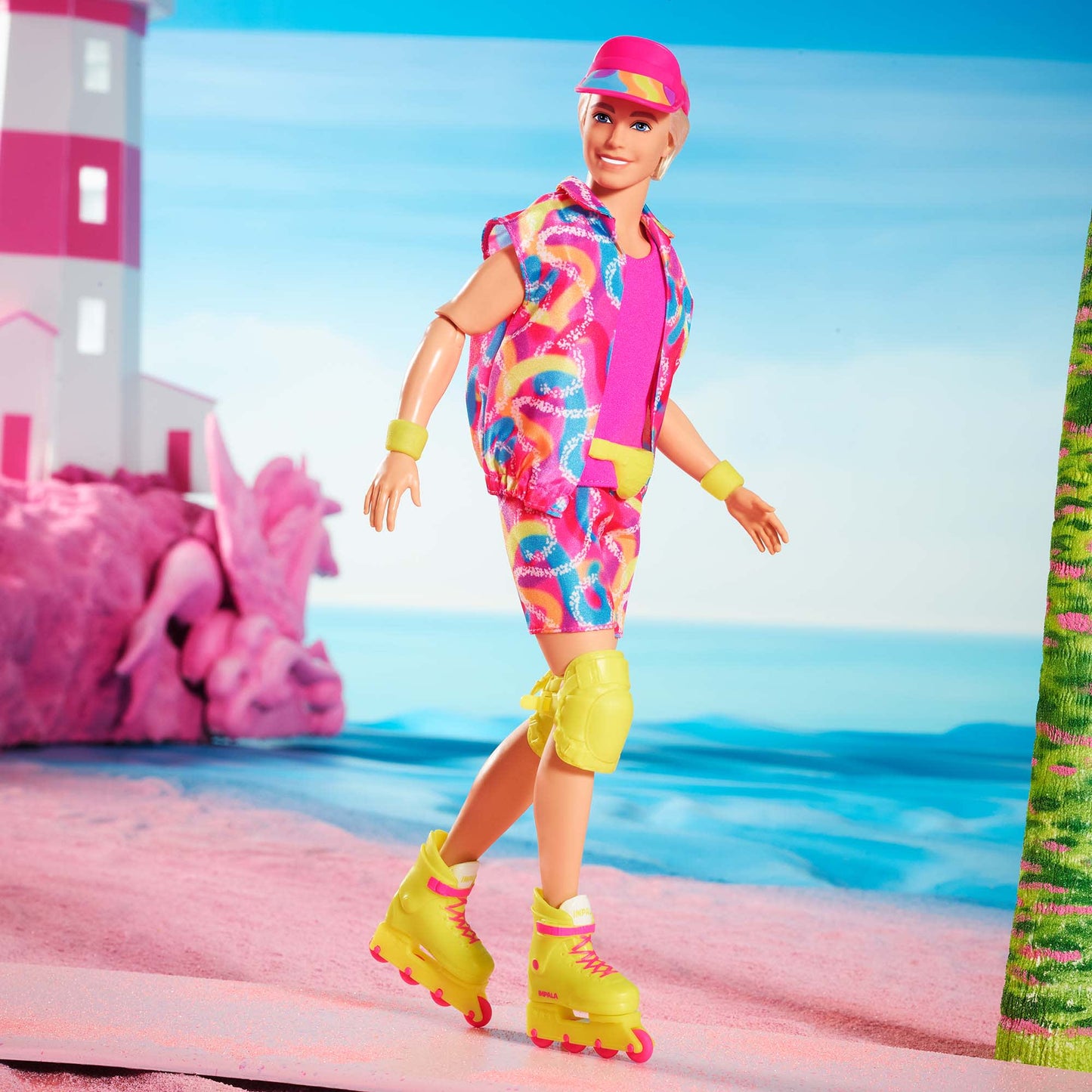Ken Doll in Inline Skating Outfit – Barbie The Movie Búp Bê Sưu Tập Mattel HRF28