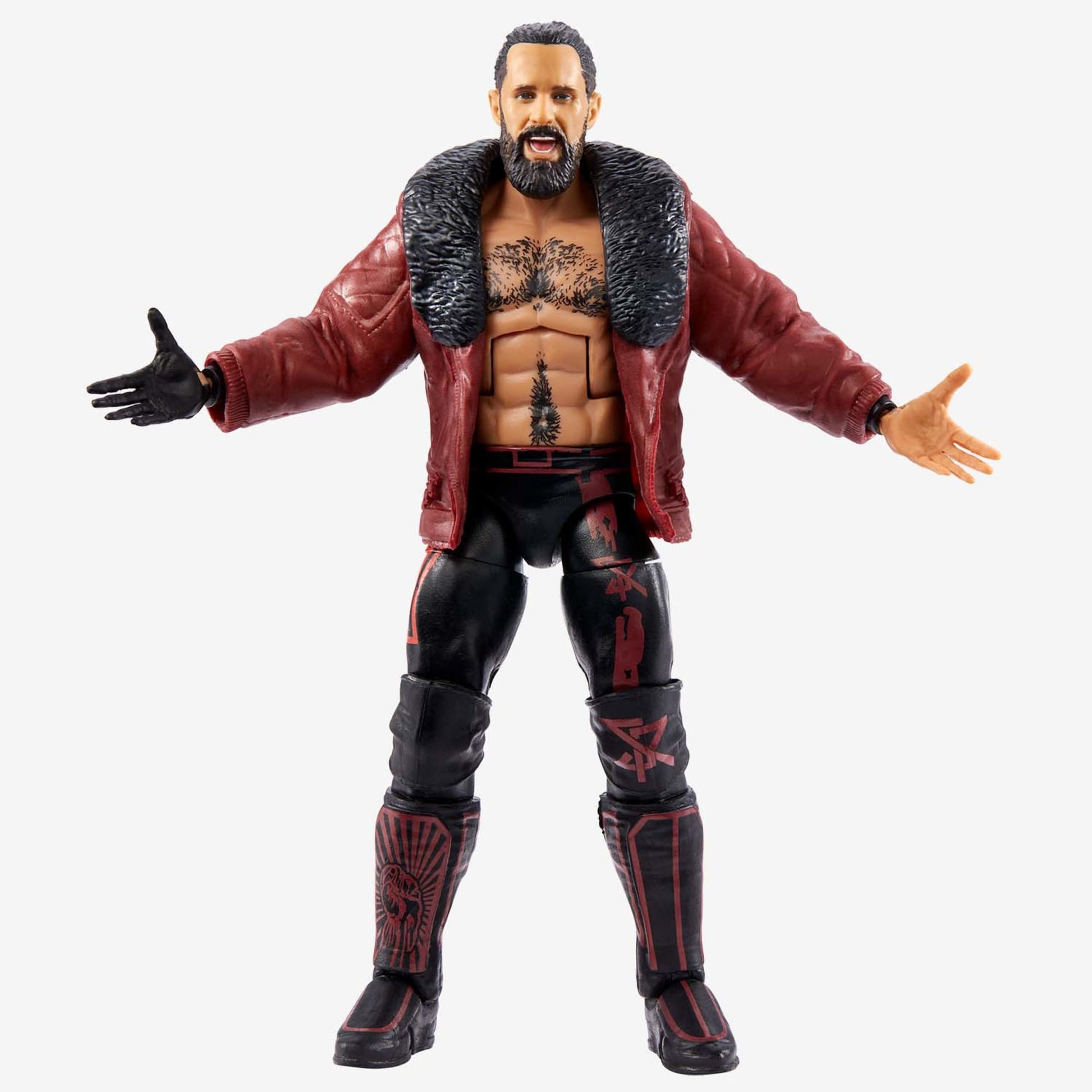WWE Seth Rollins Elite Collection Action Figure - Mô Hình Siêu Sao Đô Vật Mattel - Hình ảnh sản phẩm