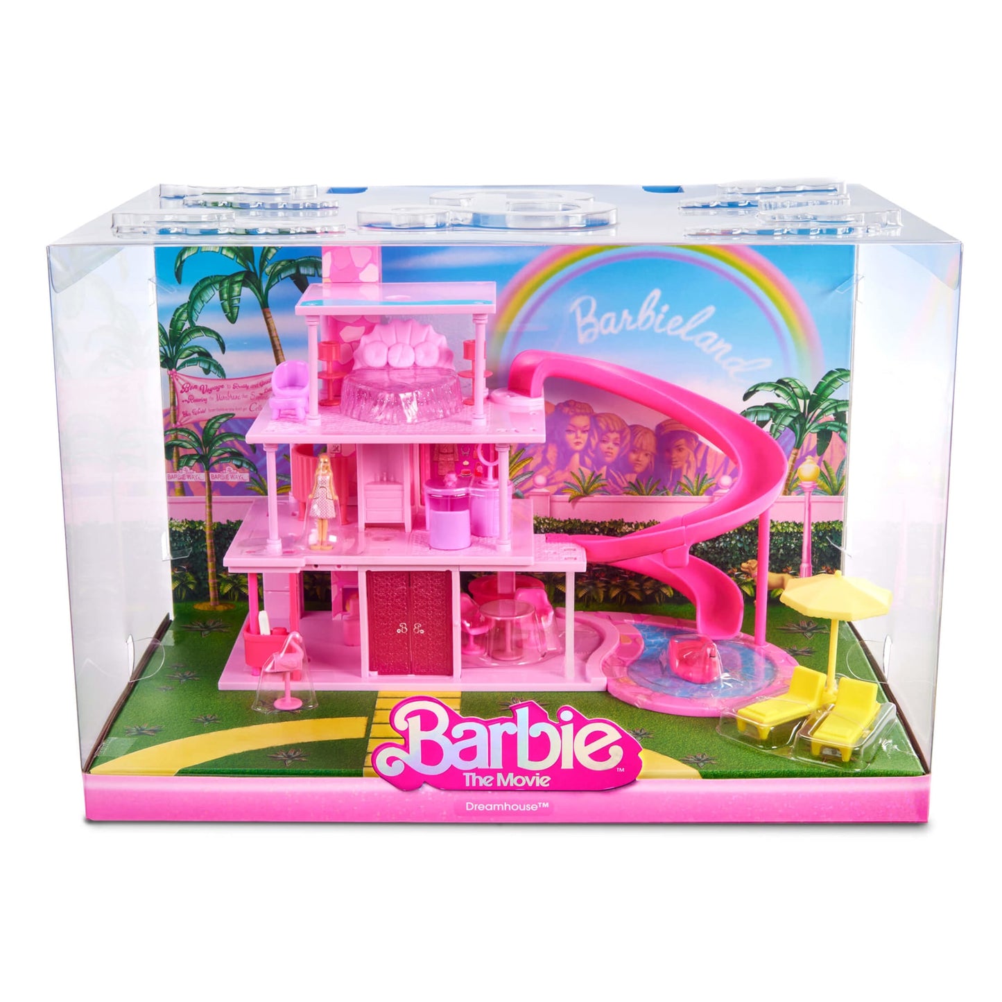 Barbie The Movie Mini DreamHouse Playset - Nhà Búp Bê Mini Sưu Tầm - Mattel JCB29 - Hình ảnh bổ sung 7
