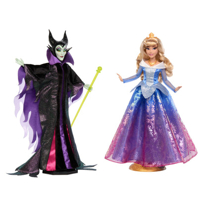 Disney Collector Maleficent & Aurora Fashion Dolls - Bộ Búp Bê Thời Trang Sưu Tầm Sleeping Beauty Mattel HPG10 - Hình ảnh sản phẩm