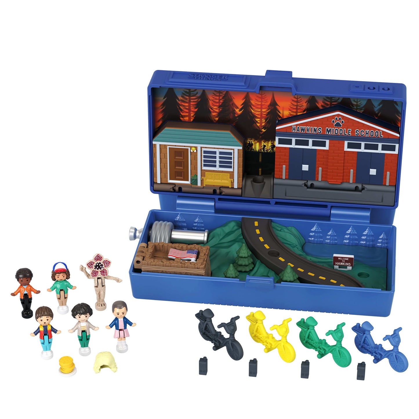 Polly Pocket Collector Stranger Things Compact - Bộ Đồ Chơi Mô Hình Sưu Tầm - Mattel HWP22 Mattel - ảnh 4 - Đồ sưu tầm