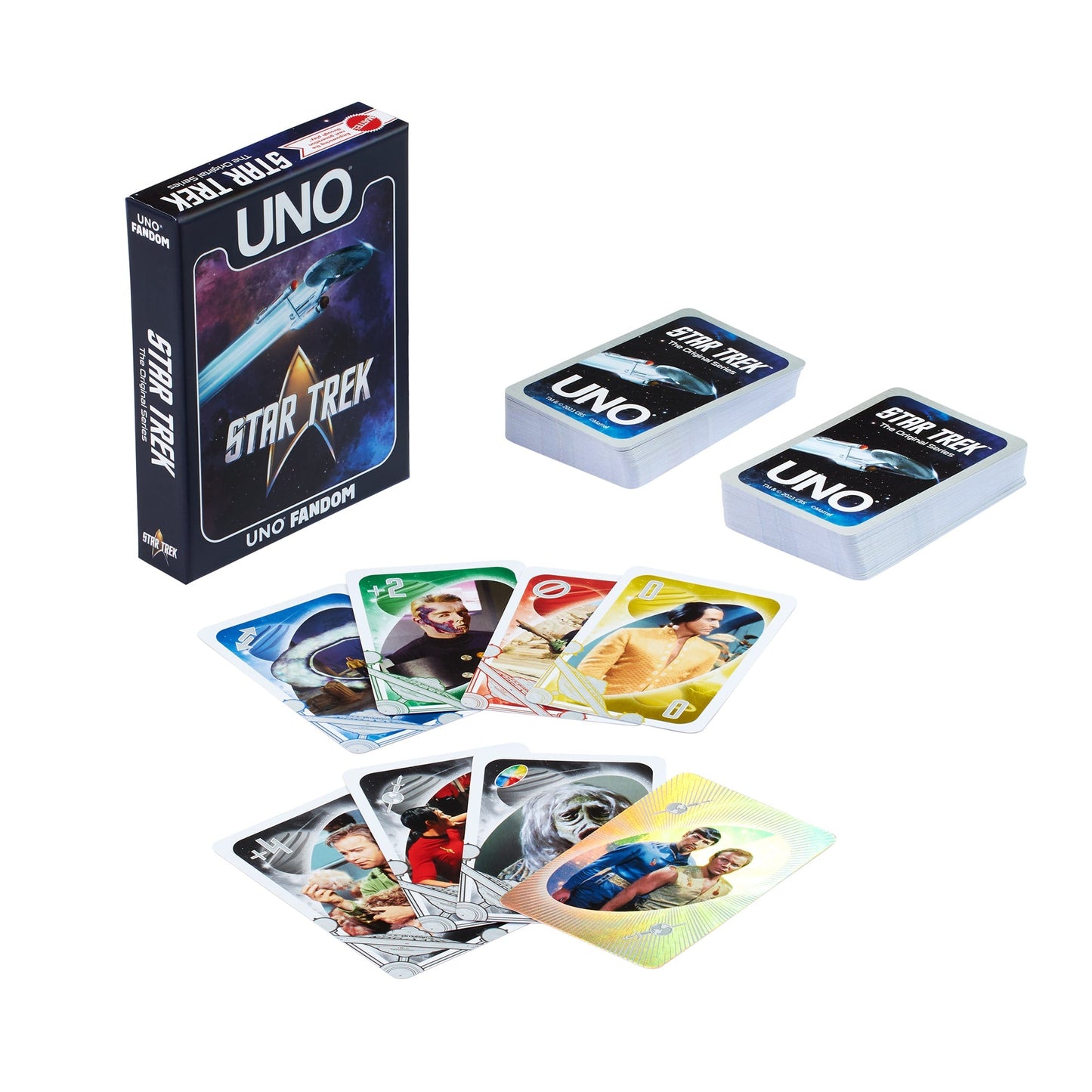 UNO Fandom Star Trek: The Original Series Game Deck - Board Game Thẻ Bài Sưu Tầm Mattel JBD86 - Hình ảnh chi tiết 2