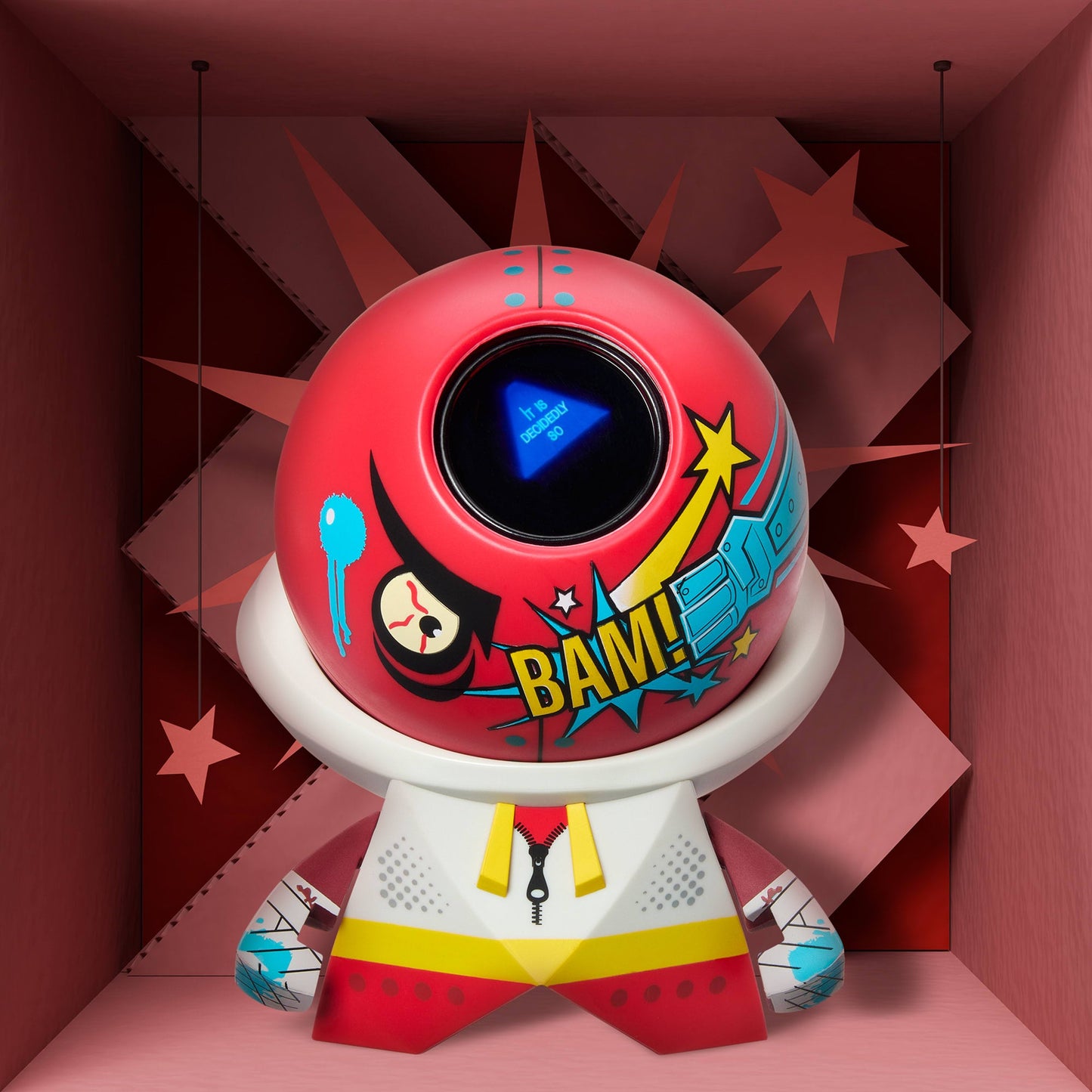 Red Rock ‘Em Sock ‘Em Robots x FIGURE8 Collectible Figure - Mô hình Sưu tầm Cao cấp - Mattel Creations - Hình ảnh sản phẩm