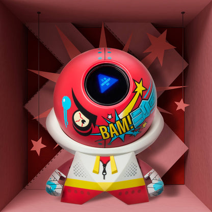 Red Rock ‘Em Sock ‘Em Robots x FIGURE8 Collectible Figure - Mô hình Sưu tầm Cao cấp - Mattel Creations - Hình ảnh sản phẩm