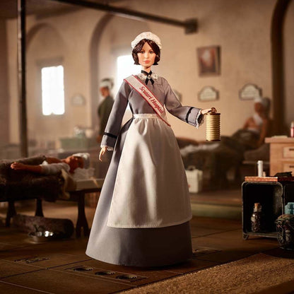 Florence Nightingale Barbie Inspiring Women Doll - Búp Bê Sưu Tầm Chính Hãng Mattel Signature - Góc nhìn khác 3