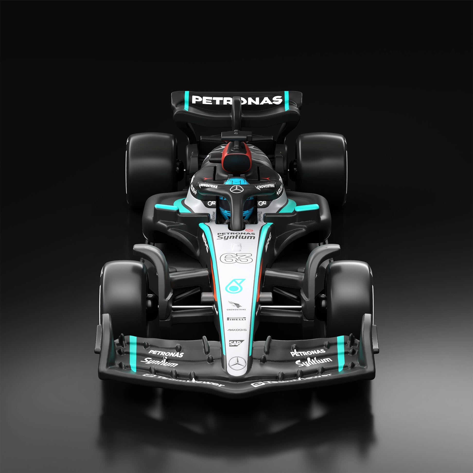 Hot Wheels F1 Series: 2024 Mercedes-AMG PETRONAS Formula One Team W15 Car #63