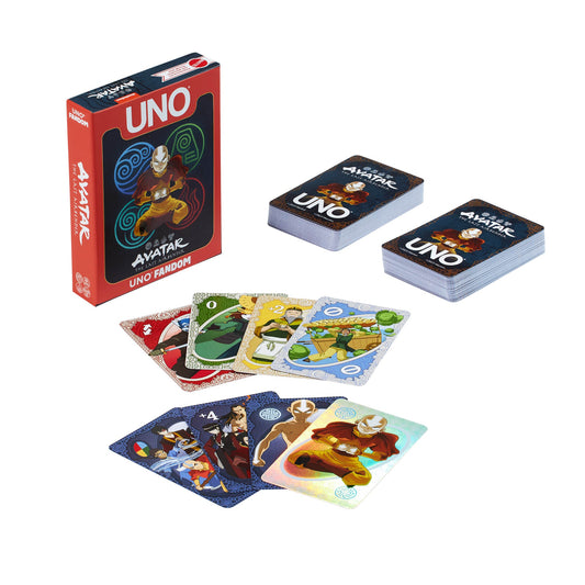 UNO FANDOM Avatar: The Last Airbender - Board Game Thẻ Bài Sưu Tầm - Mattel JBD87 - Hình ảnh chi tiết 2