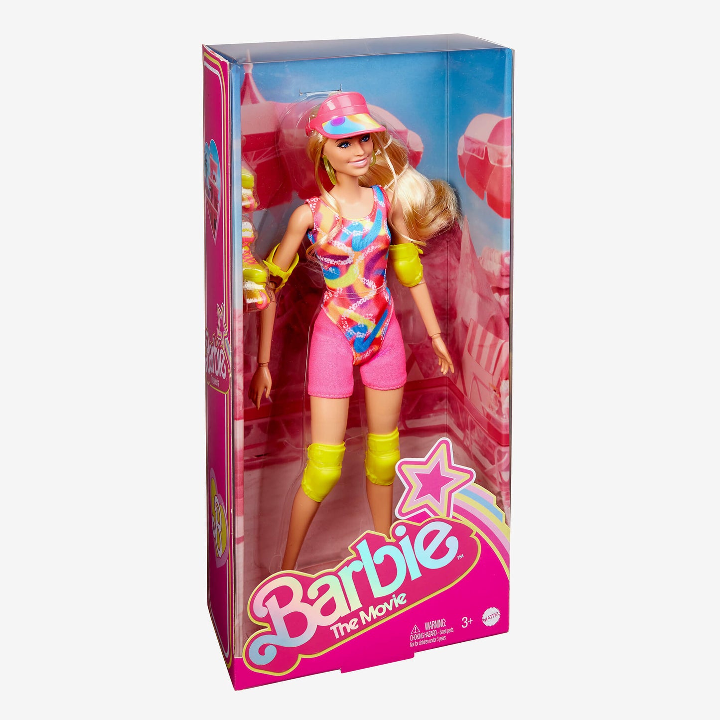 Barbie in Inline Skating Outfit – Barbie The Movie - Búp bê Sưu tầm Patin Neon - Mattel Mattel - ảnh 3 - Collectible Doll