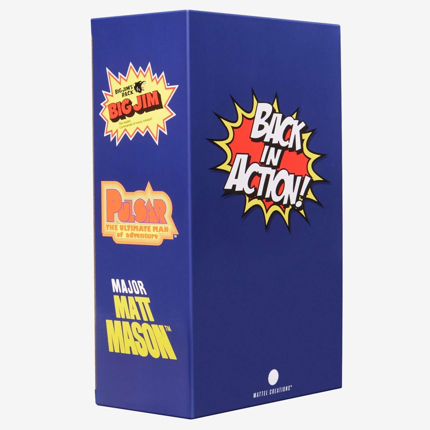 Back in Action! Major Matt Mason Big Jim & Pulsar Figures - Bộ 3 Mô Hình Hành Động Retro Mattel Creations