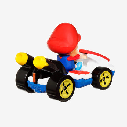 HOT WHEELS MARIOKART, 4 Pack with 1 Exclusive Kart - Bộ 4 Xe Mô Hình Kim Loại - Hot Wheels HDB25 - Hình ảnh sản phẩm