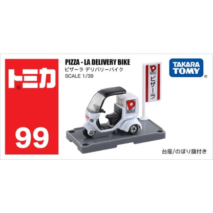 Tomica No. 99 Pizza-La Delivery Bike Honda Gyro Canopy