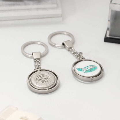 Hot Wheels x Daniel Arsham Spinner Keychain - Móc Khóa Xoay Nghệ Thuật Mattel Creations - Góc nhìn khác 3