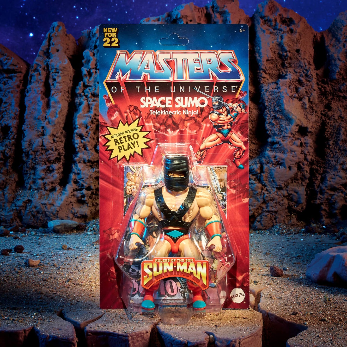 Masters of the Universe Origins Space Sumo Action Figure - Mô Hình Sưu Tầm Mattel HDY27 - Hình ảnh sản phẩm