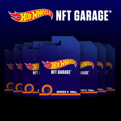 Hot Wheels NFT Garage Series 4: Pack of 7 NFTs Thẻ Bài Kỹ Thuật Số & Xe Mô Hình Mattel - Hình ảnh chi tiết 2