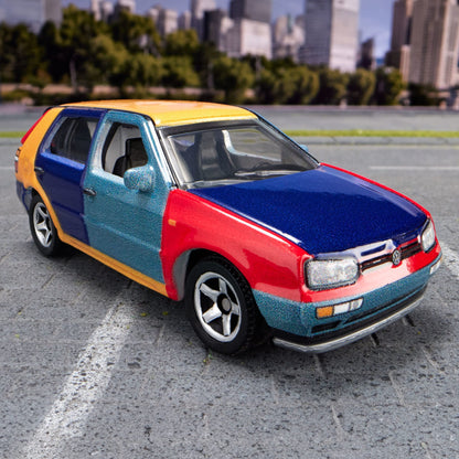 Matchbox 1995 Volkswagen Golf Harlequin - Mô Hình Xe Ô Tô Sưu Tầm Tỉ Lệ 1:64 Matchbox Collectors