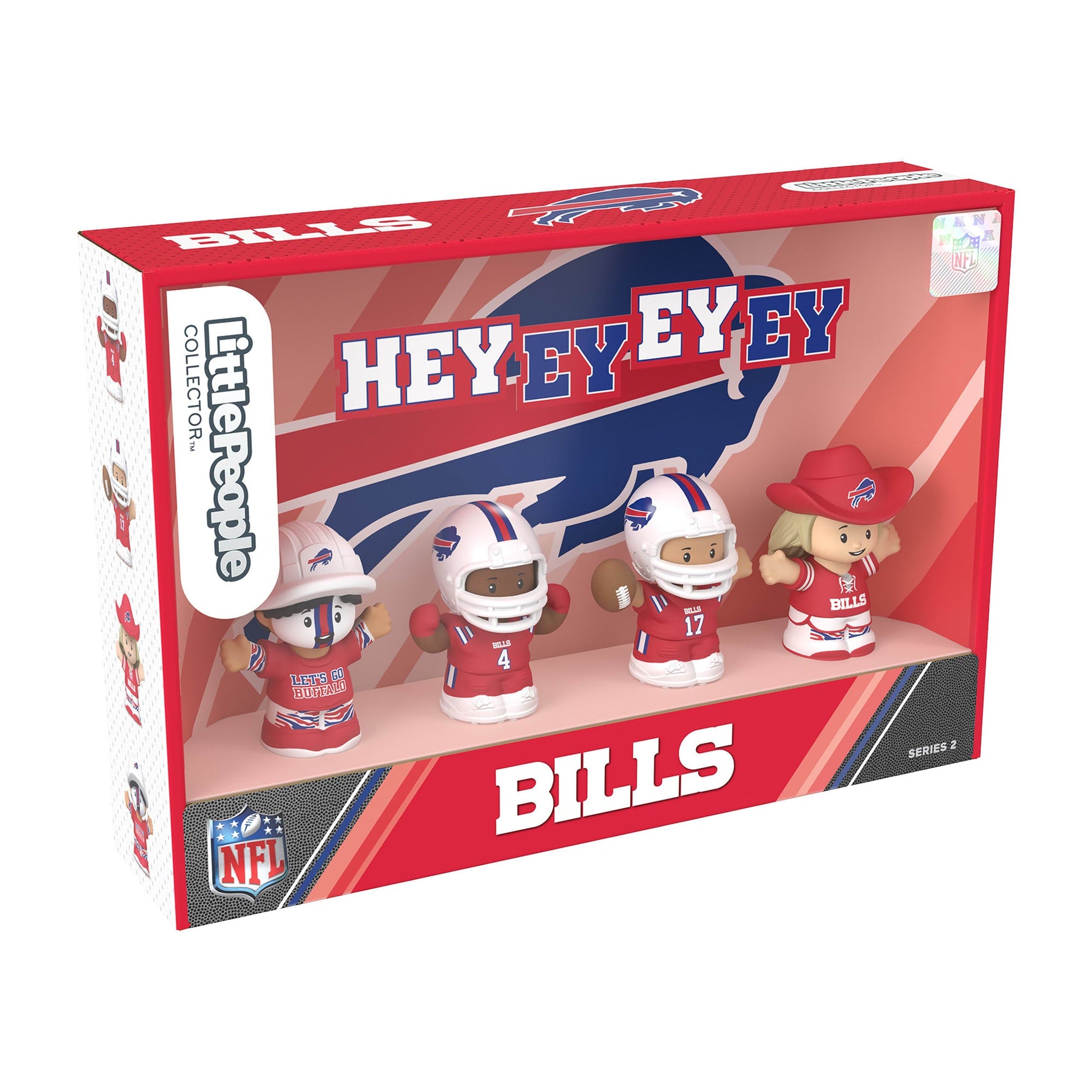 Little People Collector Buffalo Bills Alternate Jersey Figure Set - Bộ Mô Hình Sưu Tầm NFL Mattel Creations - Hình ảnh bổ sung 7