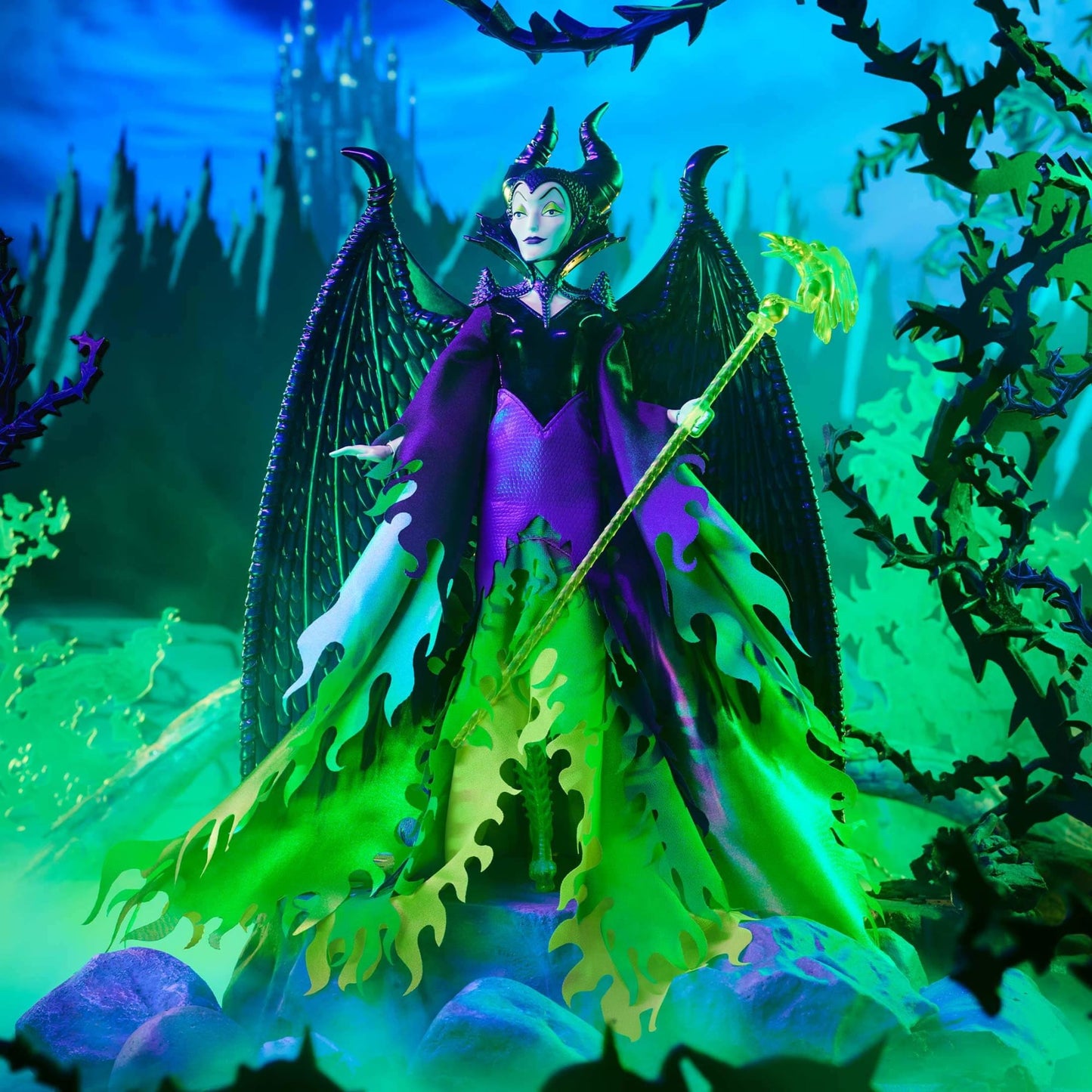 Darkness Descends Series Maleficent Doll - Búp Bê Disney Sưu Tầm Cao Cấp - Mattel Creations - Hình ảnh chi tiết 2